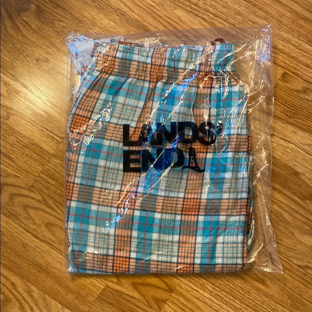 Lands' End Flannel Jogger PJ Pant